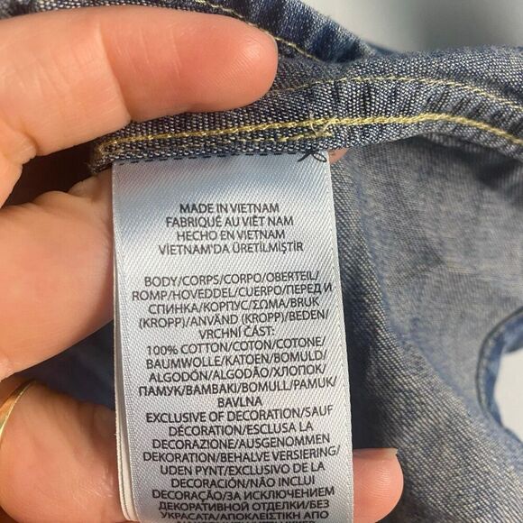 Polo Ralph Lauren Girls Belted Cotton Denim Shirtdress - Picture 7 of 8